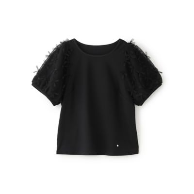 【Ｌ】リボンチュール　カットソー（Ｗ７Ｐ１３５６６＿＿）