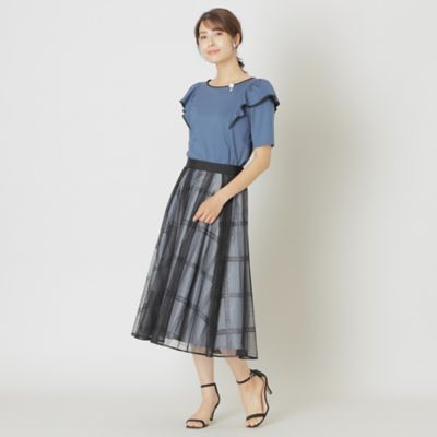 【Ｌ】配色コットンポンチ　プルオーバーカットソー（Ｗ７Ｐ１６３６９＿＿）