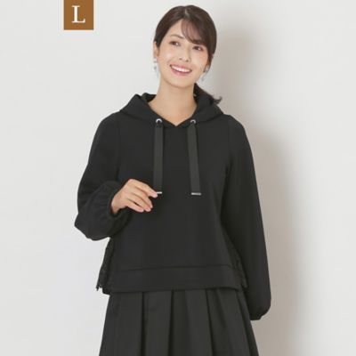 ＜TO BE CHIC L (Women/大きいサイズ)＞【ＷＥＢ限定】【Ｌ】ダンボール　フーディー（Ｗ７Ｐ３０３８３＿＿）