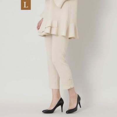 【Ｌ】トリアセダブルクロス　ストレッチパンツ（Ｗ７Ｒ０１２０７＿＿）