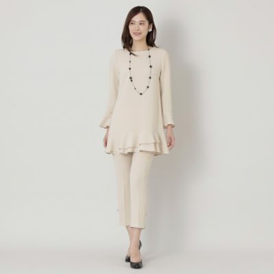 【Ｌ】トリアセダブルクロス　ストレッチパンツ（Ｗ７Ｒ０１２０７＿＿）