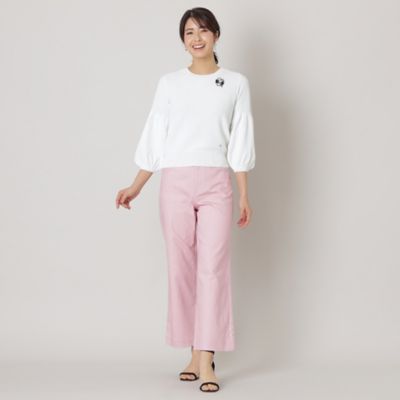 【Ｌ】カラーワイドシルエット　デニムパンツ（Ｗ７Ｒ０２５２０＿＿）