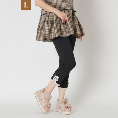 TO BE CHIC L (Women/大きいサイズ)/トゥー ビー シックＬ 【Ｌ】バイカラーサイドリボン　パンツ（Ｗ７Ｒ０５６２２＿＿）
