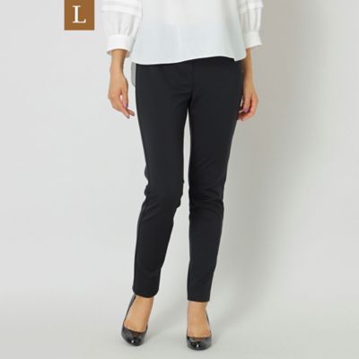 ＜TO BE CHIC L (Women/大きいサイズ)＞【Ｌ】ナイロンジャージー　スリムパンツ（Ｗ７Ｒ０６２６４＿＿）