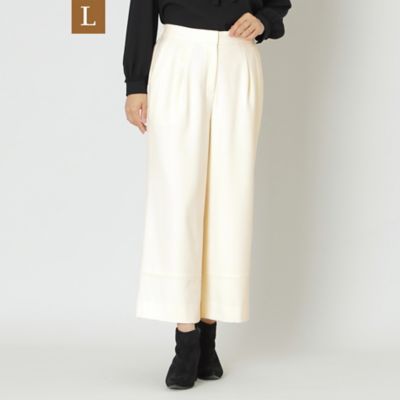 TO BE CHIC L (Women/大きいサイズ)/トゥー ビー シックＬ 【Ｌ】ポリエステルレーヨン　ワイドストレッチパンツ（Ｗ７Ｒ０６４４４＿＿）