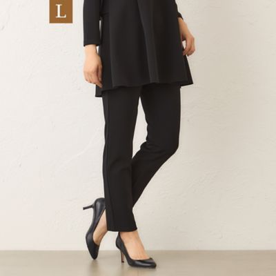 ＜TO BE CHIC L (Women/大きいサイズ)＞【Ｌ】マットストレッチダンボール　パンツ（Ｗ７Ｒ０６６３０＿＿）