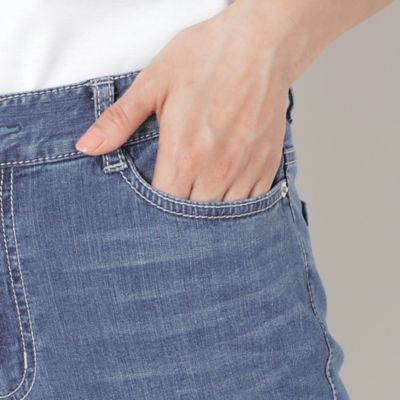 【Ｌ】ストレッチ　デニムパンツ（Ｗ７Ｒ０７５５４＿＿）