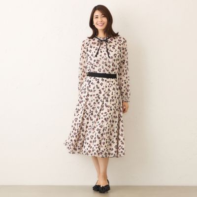 【新品未着用】Harrods　ハロッズ　上品タックフレアスカート　サイズ３（L） 3500024S0494_m1_a066.jpg