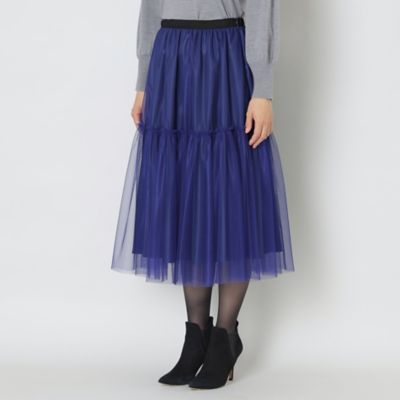 【大きいサイズ】 46サイズ TO BE CHIC 装飾 スカート N135 大きいサイズ】 46サイズ TO BE CHIC 装飾 スカート N135