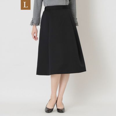 ＜TO BE CHIC L (Women/大きいサイズ)＞【Ｌ】マットグログラン　スカート（Ｗ７Ｓ１０２２４＿＿）