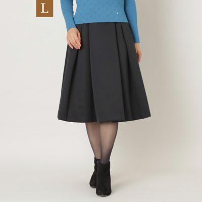 ＜TO BE CHIC L (Women/大きいサイズ)＞【Ｌ】マットグログラン　スカート（Ｗ７Ｓ１１４６６＿＿）