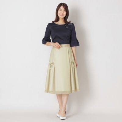 【Ｌ】ライトエアリー　リボンスカート（Ｗ７Ｓ１２５５９＿＿）