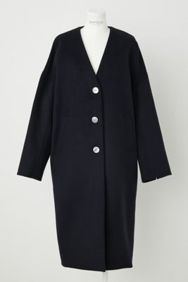 ENFOLD No collar coat - チェスターコート