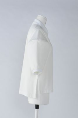 2021SS エンフォルド ENFOLD ストレッチカノコ 立体スリーブポロ