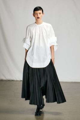 ENFOLD DOUBLE-PLEATED SKIRT プリーツスカート - ロングスカートDeuxiemeClasse