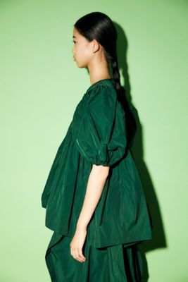 ENFOLD - ［まあま］UN3D  新品未使用　ショートスリーブタックフレアシャツ LAYERED CUFFS SHIRT（300IS430