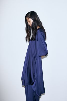 ASYMMETRY CIRCLE SHIRT CARDIGAN