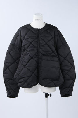 enfold SATIN QUILTED JACKETエンフォルド