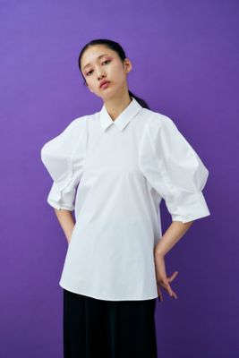 COLLARED FLARE PULLOVER（300GA230 