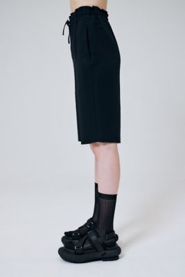 ENFOLD コットンダブルクロス 華々しい センタープレス ショートパンツ 