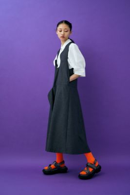 ROUND－NECK JUMPER－DRESS（300GA233 