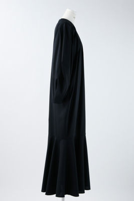 ENFOLD・即完売・COCOON LAYERED DRESS グレーグレーサイズ - ロング