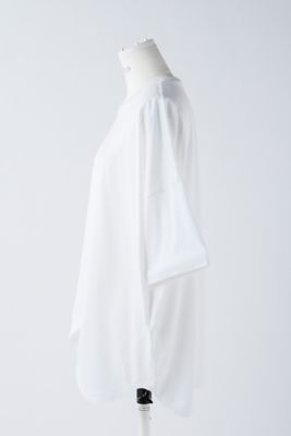 ENFOLD　白　WAVE-HEM SHIRT 33,000円 ENFOLDエンフォルドWAVE-HEM SHIRT定価33,000円 - メルカリ