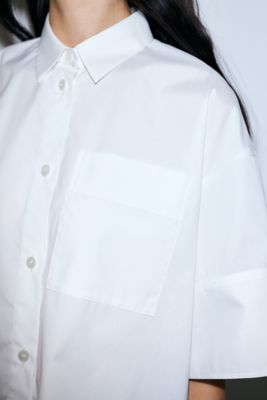 23SS 新品 ENFOLD CUBE SHIRT白｜半袖