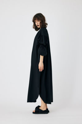 ENFOLD   DESIGN-CUFF DRESS デザインカフドレス　黒38度々すみません