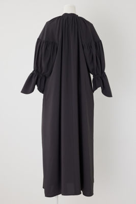 ENFOLD   DESIGN-CUFF DRESS デザインカフドレス　黒38度々すみません