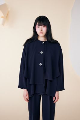 ENFOLD   CAPE-LIKE JACKET 23ss 卒業 卒園 入学式レディース