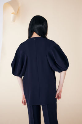 ENFOLD(エンフォルド)】 DRAPE SLEEVE T-SHIRT - www.sorbillomenu.com