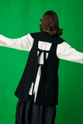 新品　ENFOLD ROUND-COLLAR VEST セット ENFOLD】ROUND-COLLAR VEST