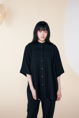 エンフォルド　DRAPE  SLEEVE Tシャツ　トップス　36 黒