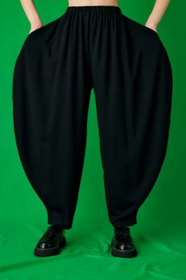 相場 deres デレス drape pants ドレープパンツ ブラック レディース