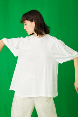 エンフォルド2024SS PIPING-FLOWER PULLOVER - レディース｜長袖