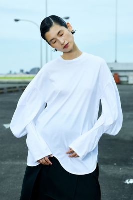 ＜ENFOLD (Women)＞ＶＯＬＵＭＥ　ＳＬＥＥＶＥ　ＬＯＮＧ－ＳＬＥＥＶＥ　Ｔ－ＳＨＩＲＴ（３００ＨＡ１８０－２２３０）