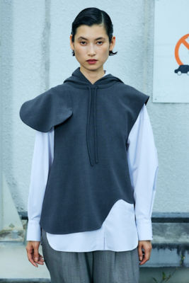 ＜ENFOLD (Women)＞ＣＩＲＣＬＥ　ＳＬＥＥＶＥ　ＨＯＯＤＩＥ　ＰＵＬＬＯＶＥＲ（３００ＨＡ２３０－００１１）