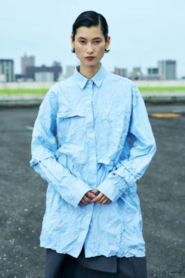 10月3日削除　美品　ENFOLD ドッキングトップス　グレー ENFOLD(エンフォルド) 2024AW グレンチェックレイヤードドレス