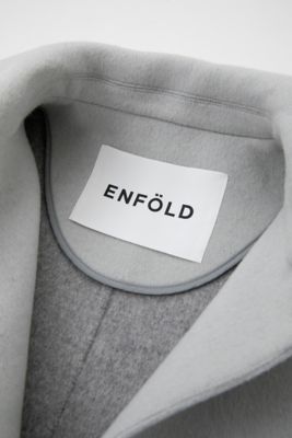 ENFOLD - FLAT-COLLAR SILHOUETTE COATの通販 by Riyuu's