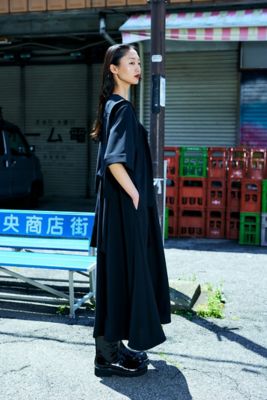 enfold / STRING DRAPE-DRESS | LA VILLA ROUGE