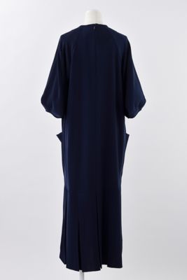 COCOON PLEATS DRESS（300HA233