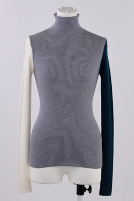 ＜ENFOLD (Women)＞ＣＯＬＯＲ‐ＳＬＥＥＶＥ　ＨＩＧＨ‐ＮＥＣＫ　ＰＵＬＬＯＶＥＲ（３００ＨＡ２７０－００５１）