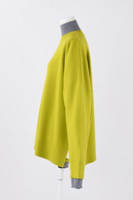 LAYERED NECK BOX PULLOVER