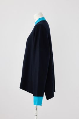 ENFOLD エンフォルド LAYERED PULLOVER ENFOLD(エンフォルド)】 OFF‐NECK LAYERED PULLOVER｜PARIGOT