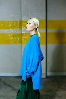 トップス ENFOLD 23AW layered pullover V－NECK LAYERED PULLOVER