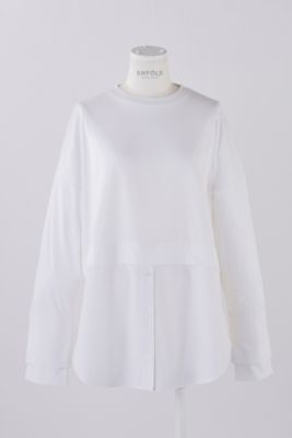 ＜ENFOLD (Women)＞ＳＨＩＲＴ　ＬＡＹＥＲＥＤ　ＬＯＮＧ－ＳＬＥＥＶＥＳ　Ｔ－ＳＨＩＲＴ（３００ＨＡ２８０－２３１０）