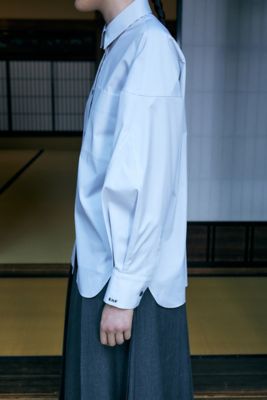 ENFOLD エンフォルド 23SS STANDARD SHIRT スタンダードシャツ 300GS130-0430 38 ホワイト 14566 OVER SIZE SHIRT（300HA430－1590