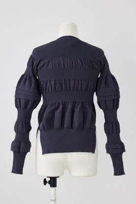 【ENFOLD】24AW　新品タグ付き　ＢＵＭＰＹ　ＰＵＬＬＯＶＥＲ　38グレー BUMPY PULLOVER（300HA470－1100