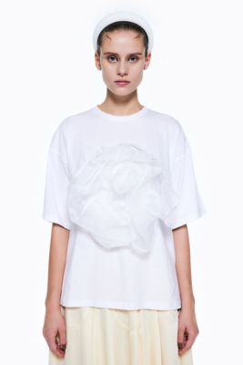 ＜ENFOLD (Women)＞ＯＲＧＡＮＤＹ　Ｔ－ＳＨＩＲＴ（３００ＨＡ４８０－１０６０）